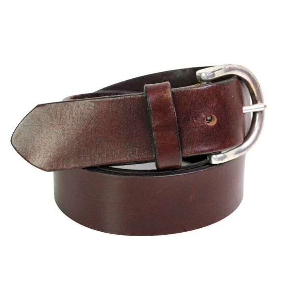 Old Navy BROWN GENUINE LEATHER 1 3/8"Wd DRESS CASUAL WOMEN'S BELT Size M (t89 - Picture 6 of 13